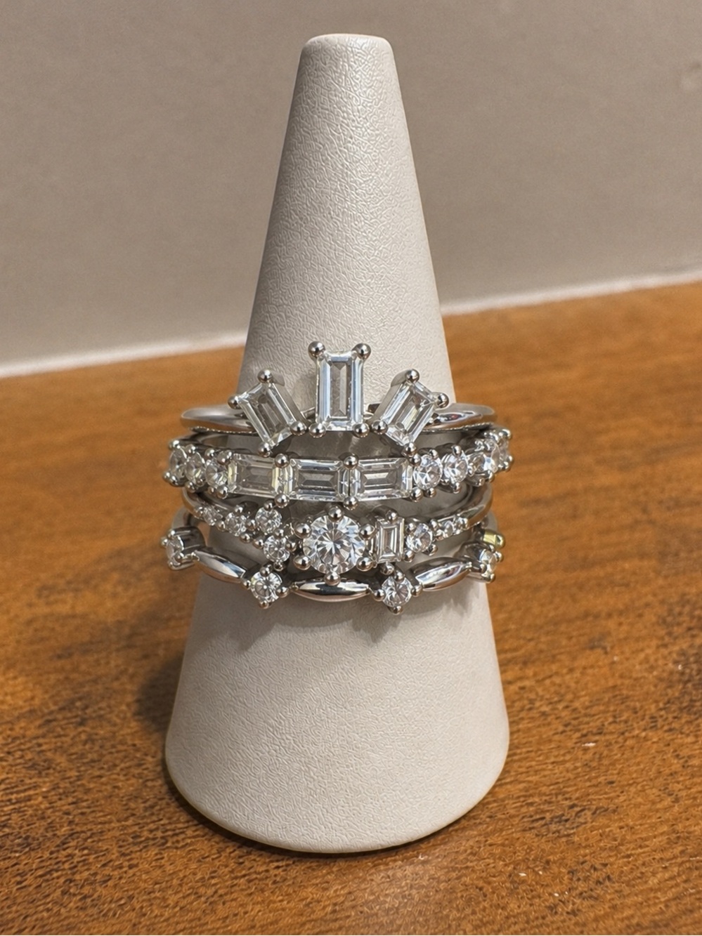 Bomb Party Delicates Ring Set Stars Breathing Softness Into Night - Size 7